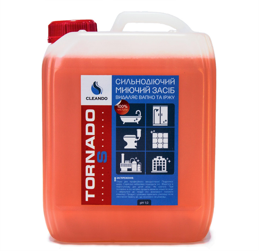 Сильнодіючий миючий засіб TORNADO-S CLEANDO, 5 л